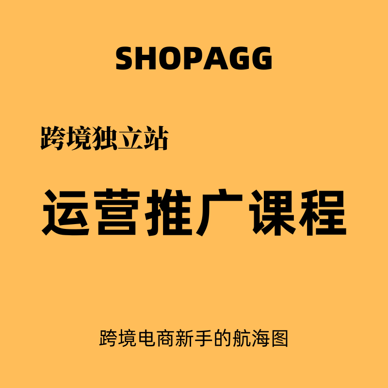 跨境独立站：运营推广课程